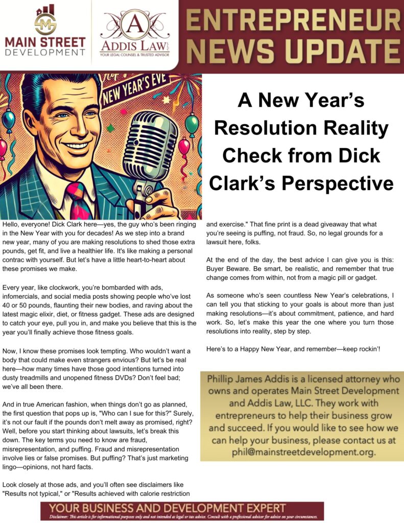 Dick Clark New Year's Resolutions